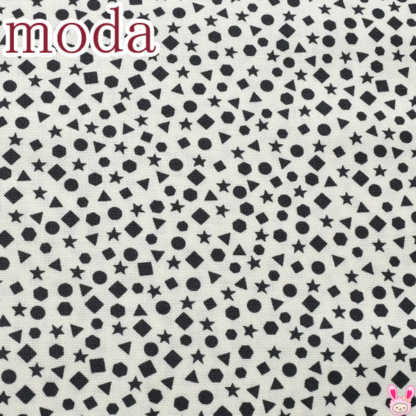 Moda ABC XYZ 星の砂 11モノクロ系 モダ 20816-11 シーチング生地 (403