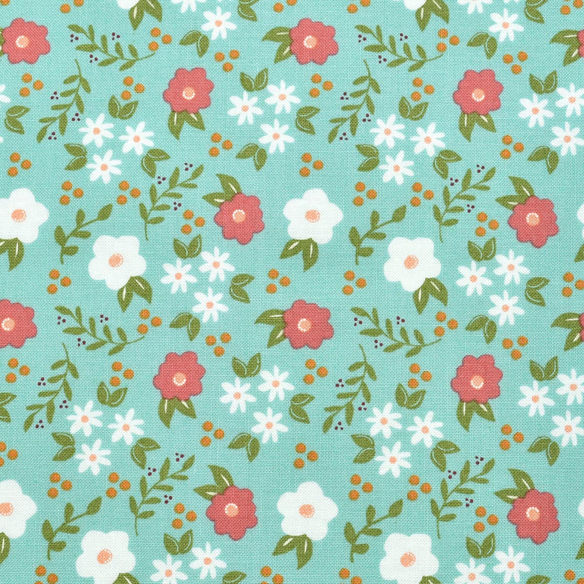 豊かな花々 10cm単位 切り売り Moda モダ 37661 コットン生地 「在庫限り」