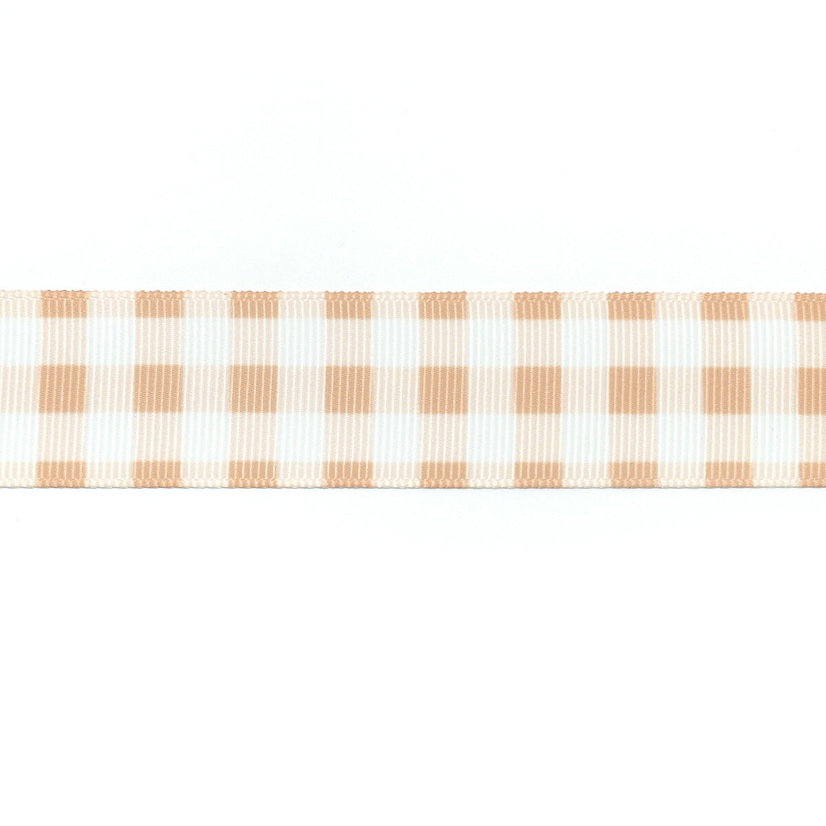 プリントリボン ファンシーギンガムチェックリボン 幅25mm 1m単位 切り売り (3m以上)