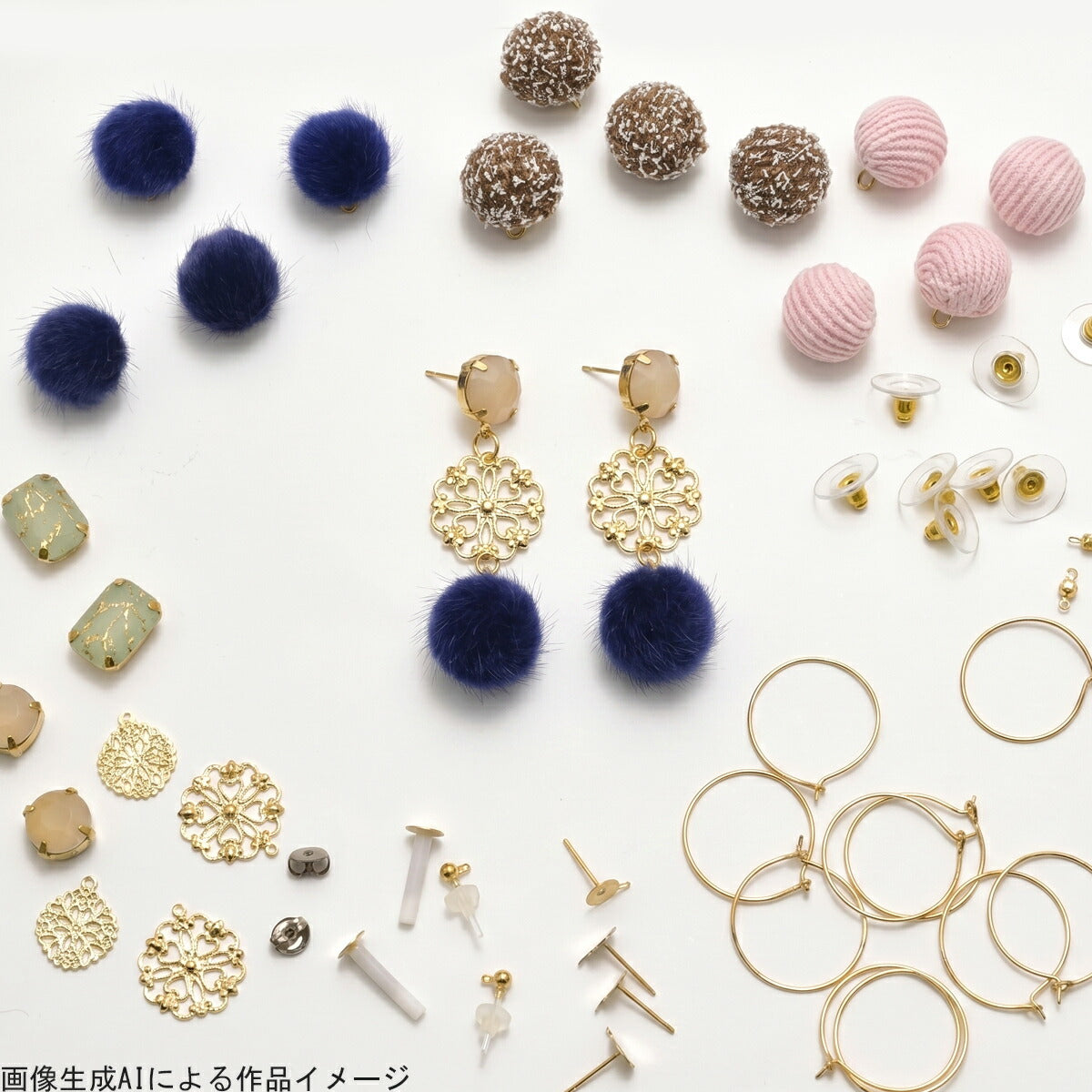 お楽しみキット9ピアス・アクセサリーパーツ系