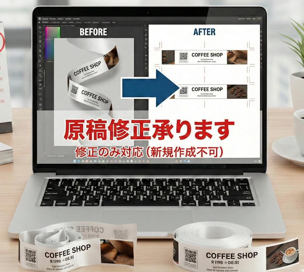 お手持ちの印刷データを希望サイズへ変更しますデータ修正・サイズ調整