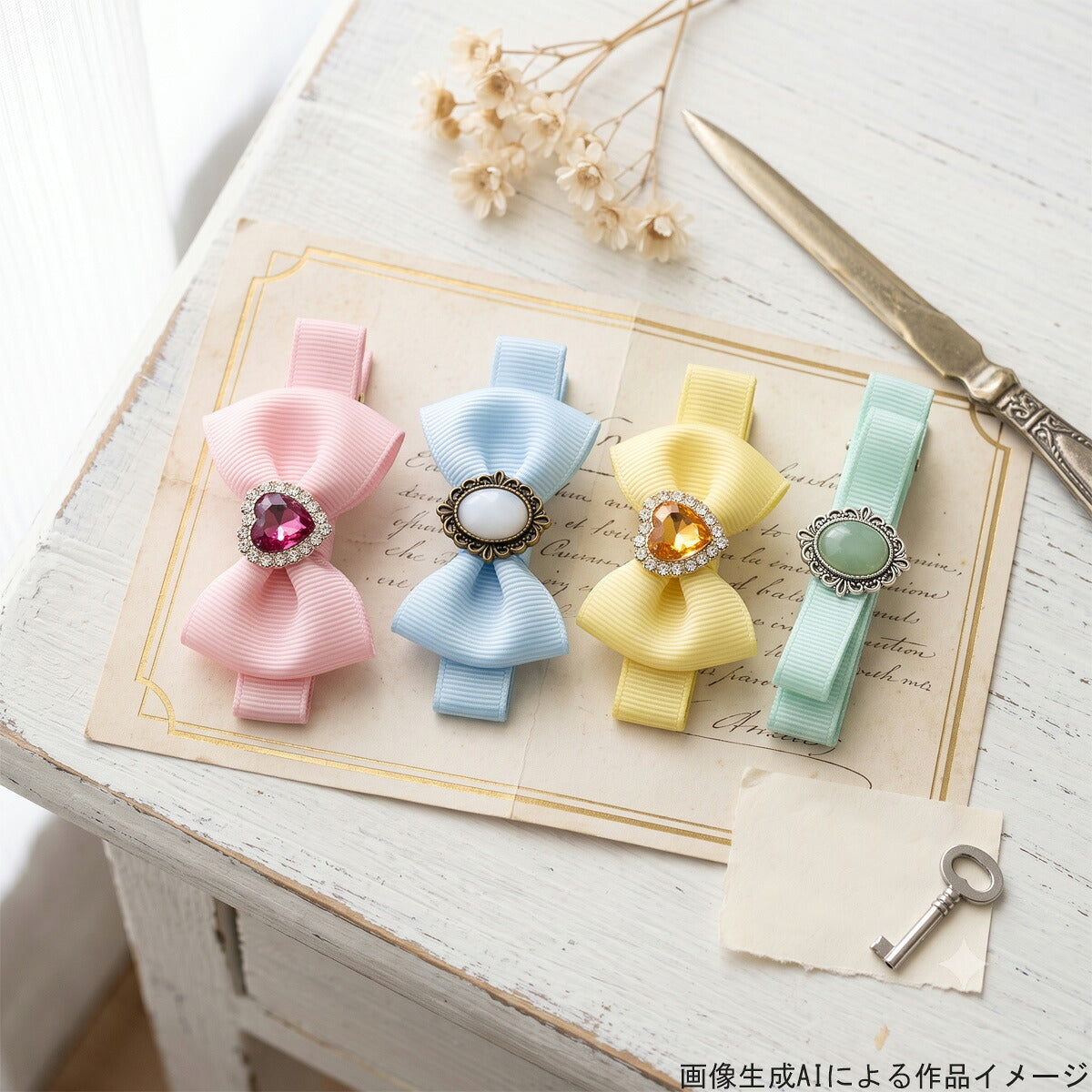 四角いやっとこピン韓国製ヘアクリップシルバー「5cm／6cm3個／4個／20個個別価格」