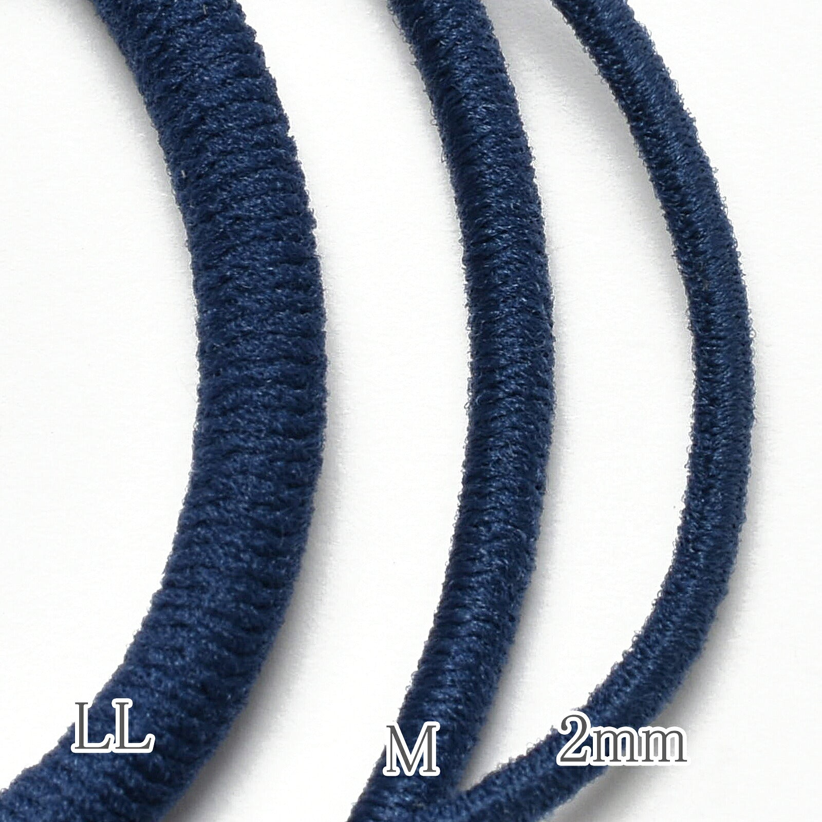 国産ヘアゴムリングゴムヘップリングイノウエ「2個／業務用約100個2mm／Ｍ／ＬＬ個別価格」