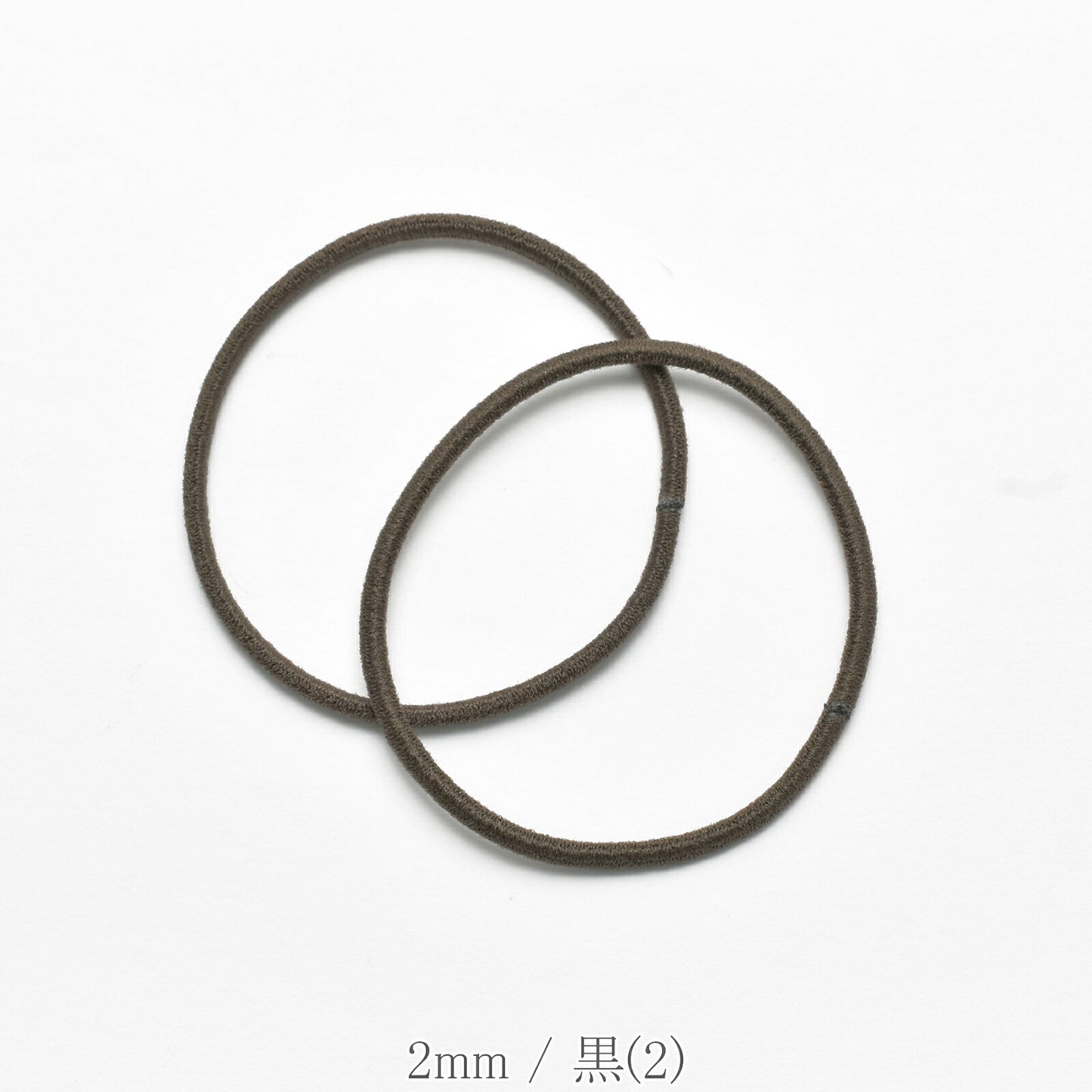 国産　ヘアゴム　リングゴム　ヘップリング　イノウエ　「2個／業務用約100個　2mm／Ｍ／ＬＬ　個別価格」