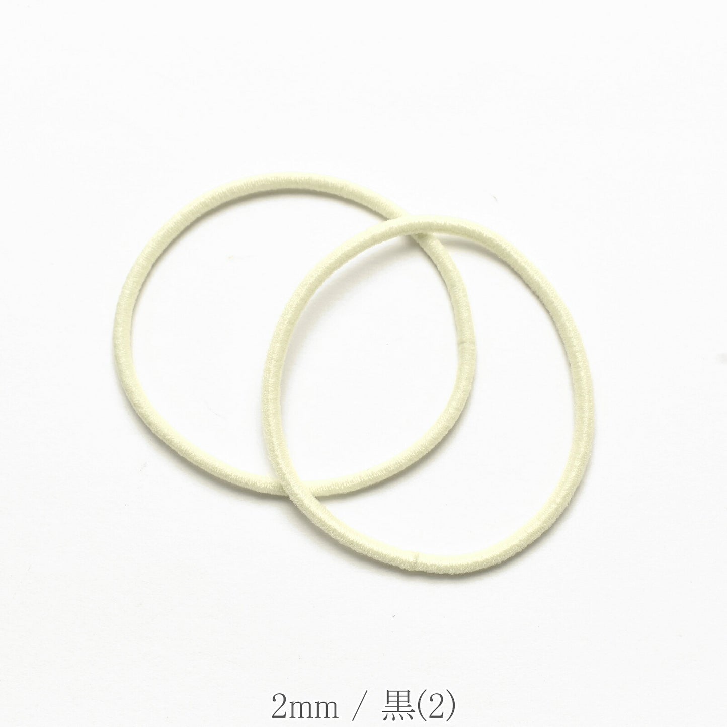 国産　ヘアゴム　リングゴム　ヘップリング　イノウエ　「2個／業務用約100個　2mm／Ｍ／ＬＬ　個別価格」