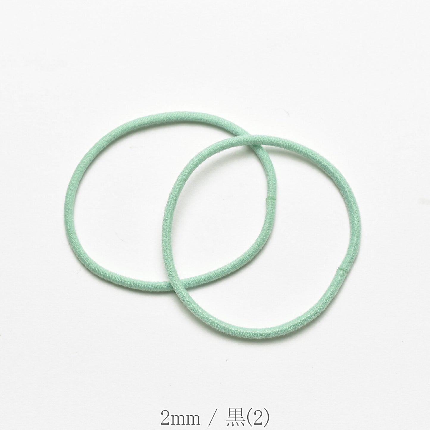 国産　ヘアゴム　リングゴム　ヘップリング　イノウエ　「2個／業務用約100個　2mm／Ｍ／ＬＬ　個別価格」