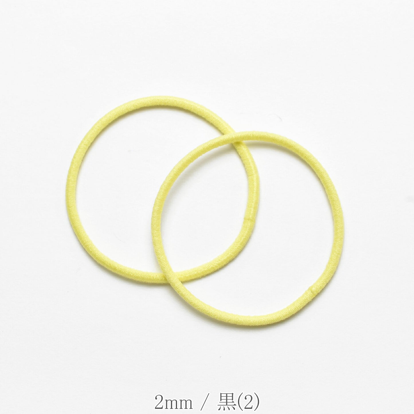 国産　ヘアゴム　リングゴム　ヘップリング　イノウエ　「2個／業務用約100個　2mm／Ｍ／ＬＬ　個別価格」
