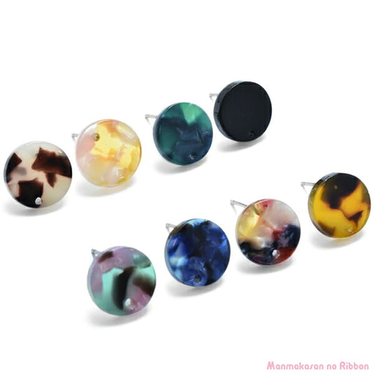 カン付アクリルピアス金具1ペア「在庫限り」