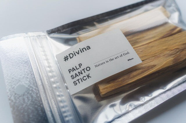 ＃Divinaパロサントスティック約10cm4～5本入り「ディヴィーナペルー産香木」
