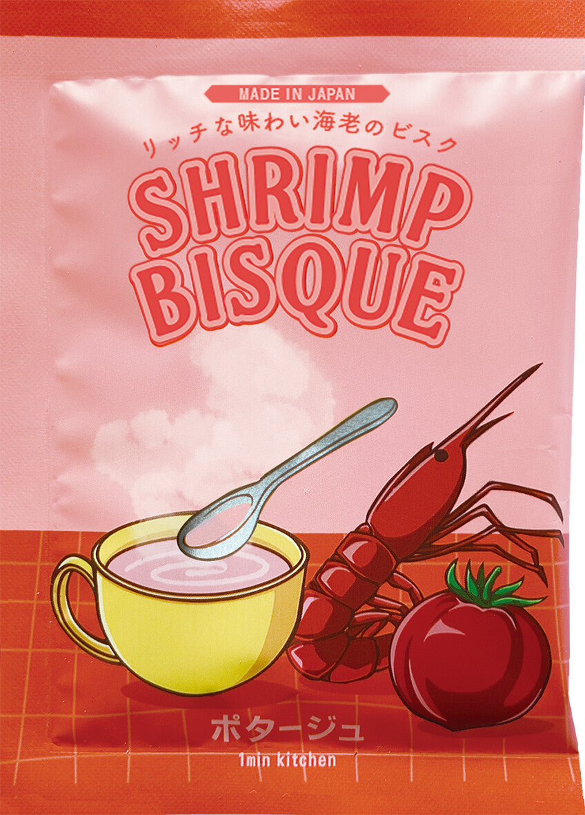 スプーンスープ1pcインスタント「コーン／クラムチャウダー／ミネストローネ／かぼちゃ／きのこ／海老のビスク／ほうれん草とベーコン／チキン」