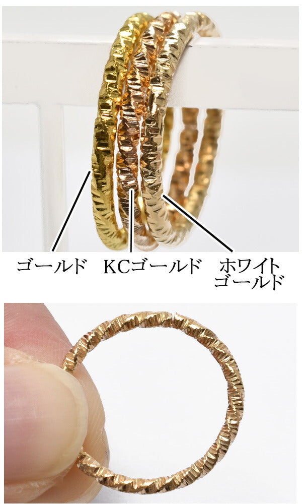 アクセサリーパーツデザイン丸カン全5サイズ★