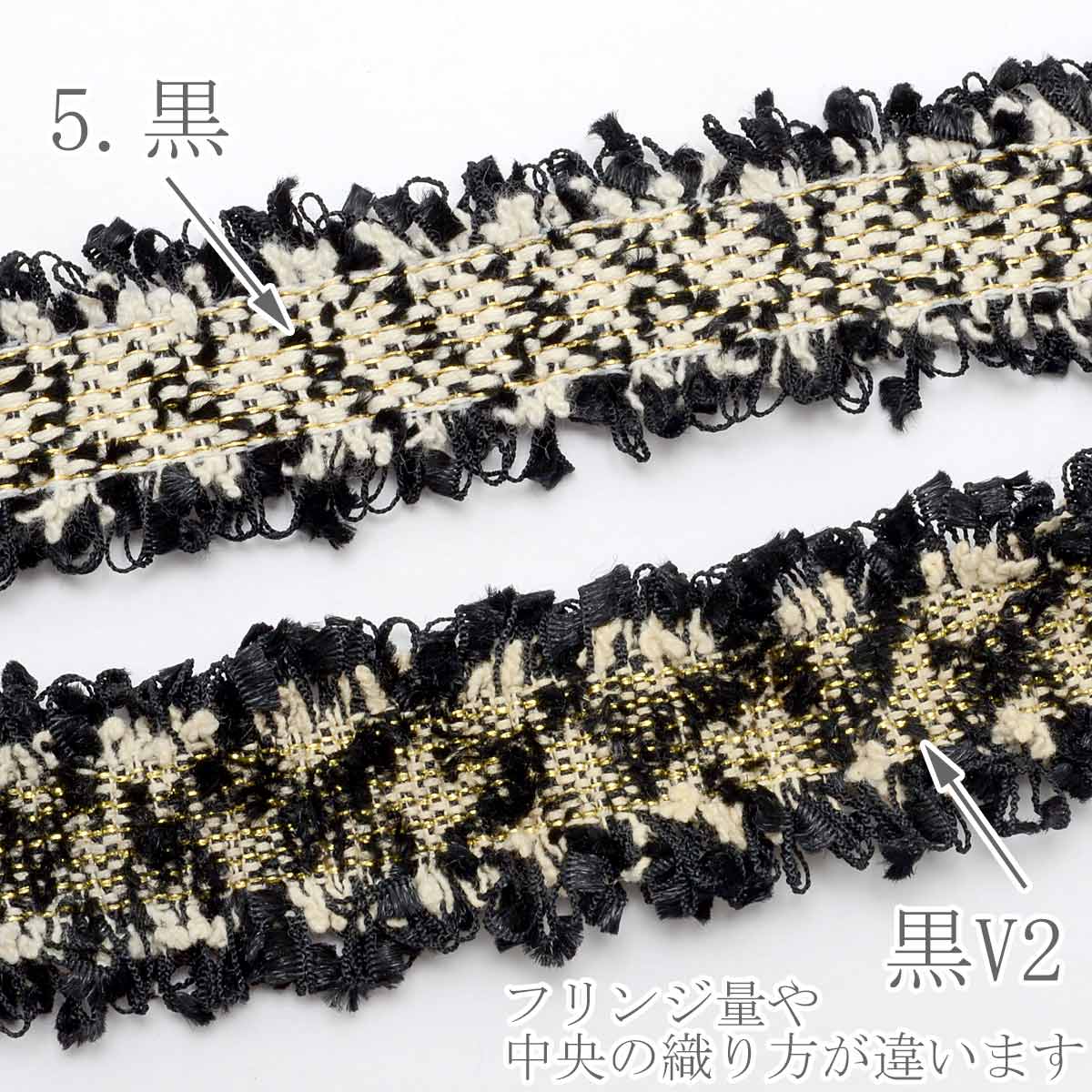 業務用フリンジゴールドラメツイードリボン幅30mm約41m巻[メーカー取寄納期1か月]