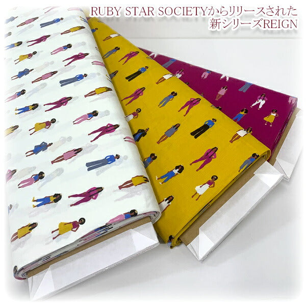 Modaパッショナブルガールズ12Mイエロー系10cm単位切り売りRS-1027モダRUBYSTARSOCIETYREIGN生地(35)「在庫限り」