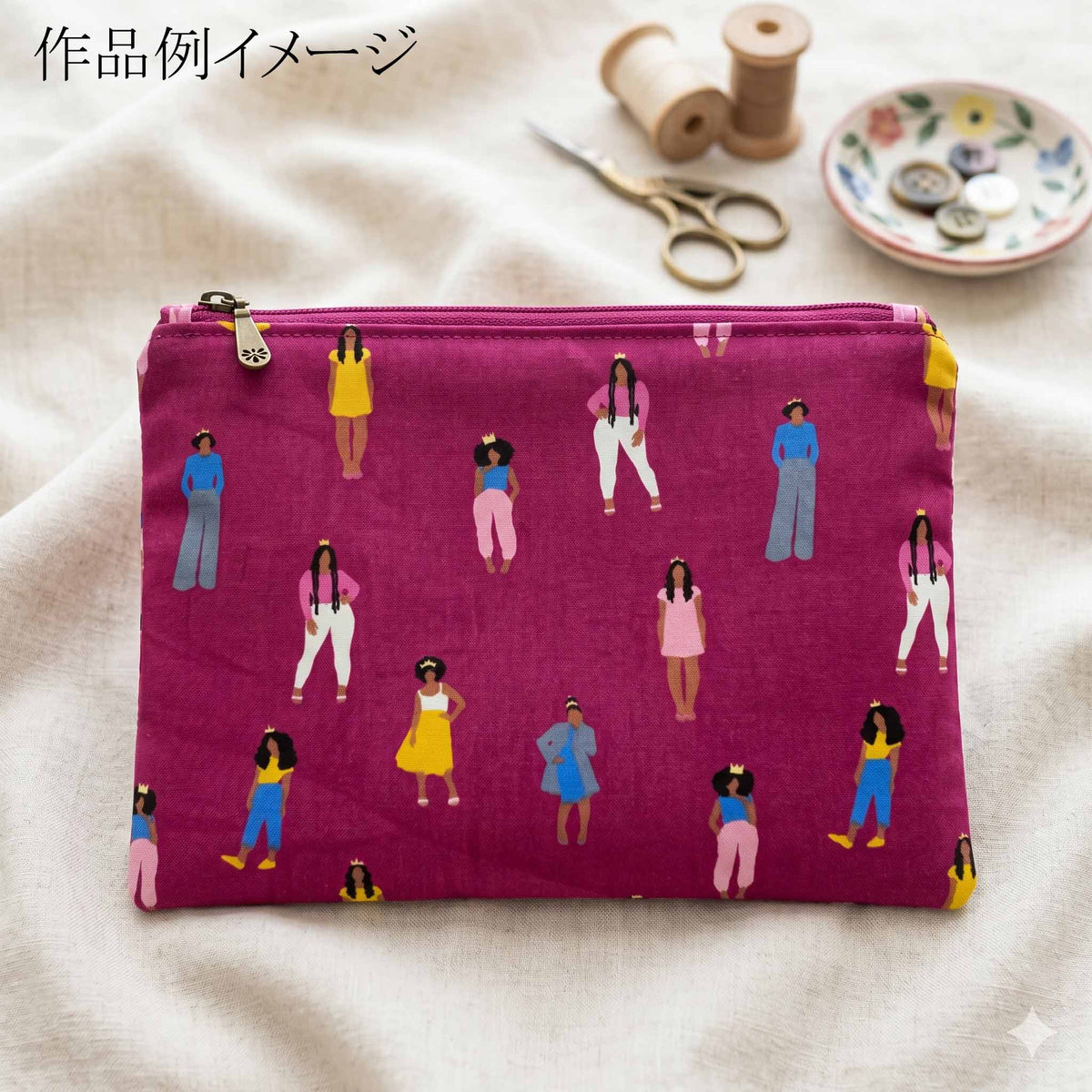 Modaパッショナブルガールズ13Mパープル系10cm単位切り売りRS-1027モダRUBYSTARSOCIETYREIGN生地(21)「在庫限り」