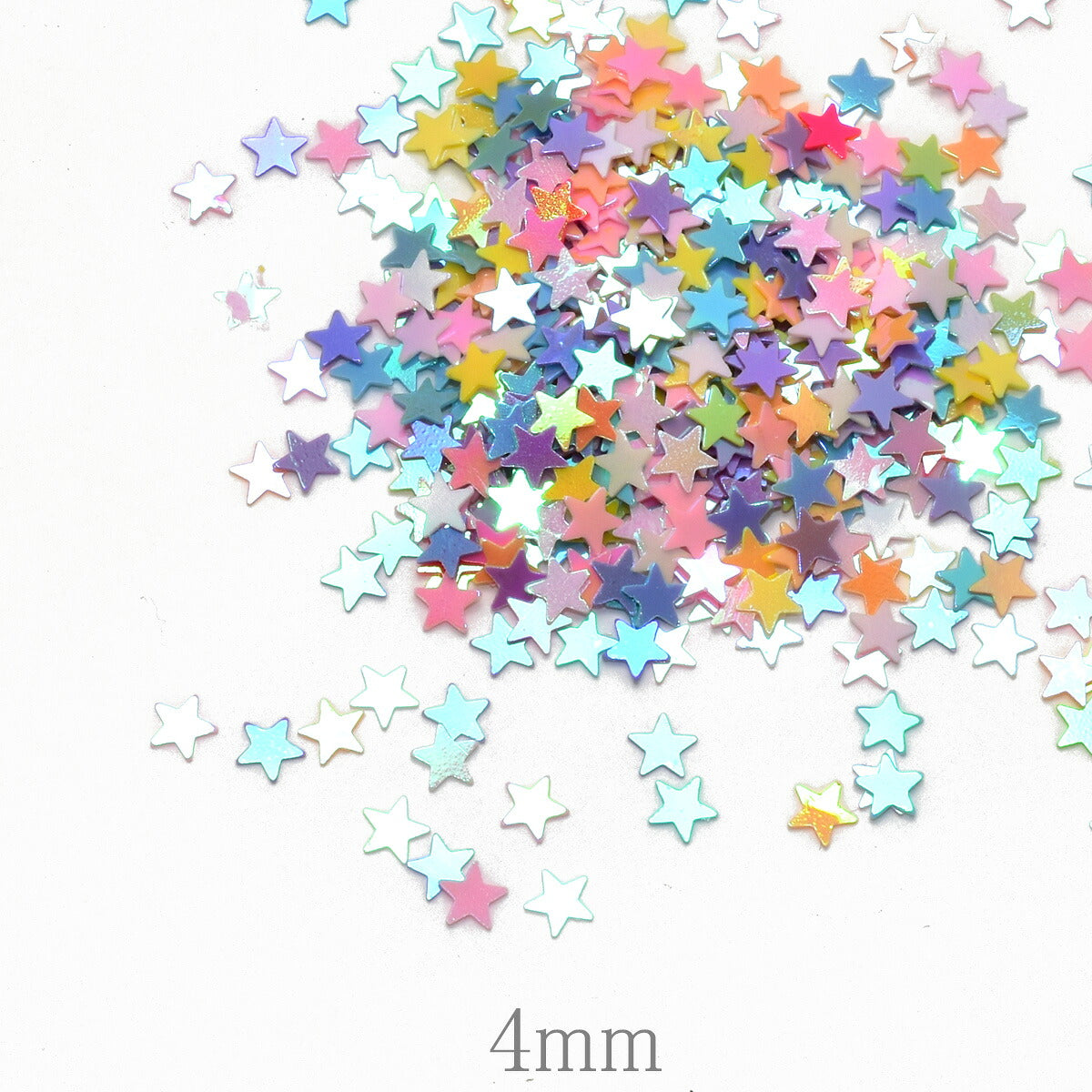 デコパーツ星のオーロラスパンコール計り売り約10g