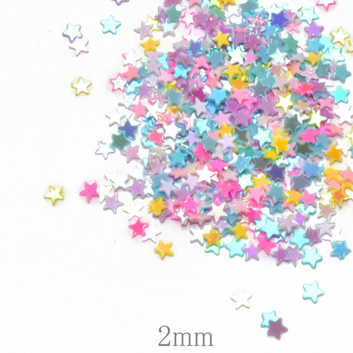 デコパーツ星のオーロラスパンコール計り売り約10g