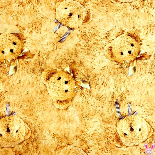 もふもふベアボディとクマヘッド10cm単位切り売りS2204177-2シーティング生地(231)「在庫限り」