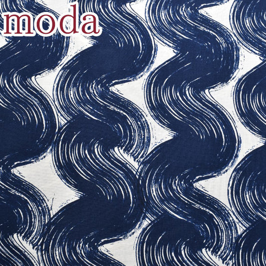 ModaSKETCHBOOKスケッチブック14ブルー系10cm単位切り売りモダRS4071-14シーチング生地商用利用不可(271)「在庫限り」