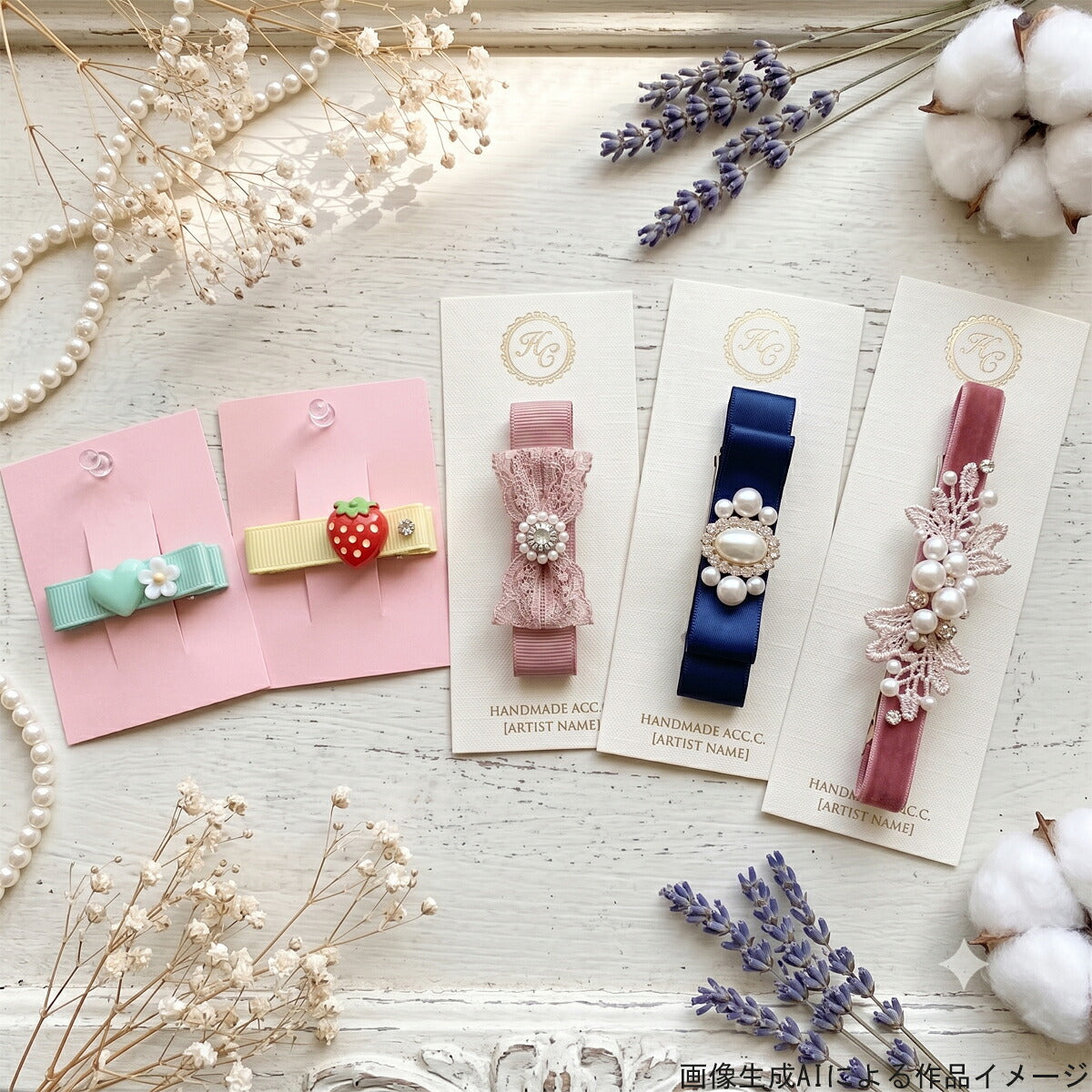 やっとこピン四角フラットシルバーヘアクリップ10個「35mm／46mm／60mm／80mm／100mm個別価格」