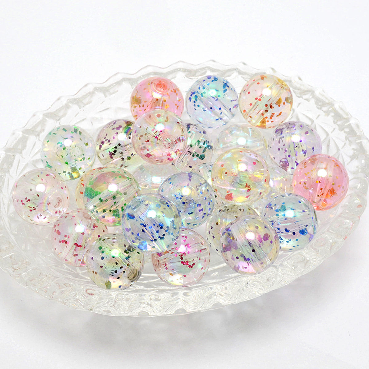 ラメ入りオーロラビーズ　★