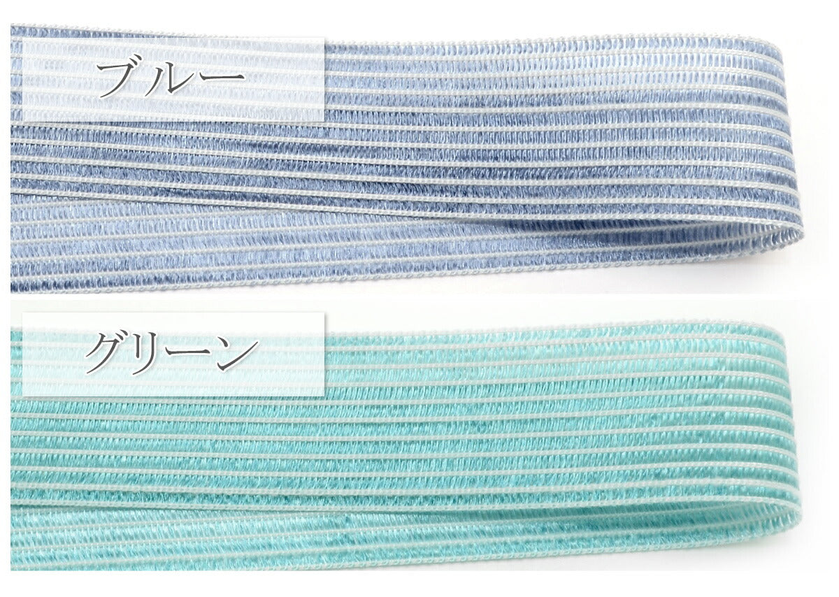 ストライプシアーリボン幅25mm1m単位切り売り(2m以上)「在庫限り」