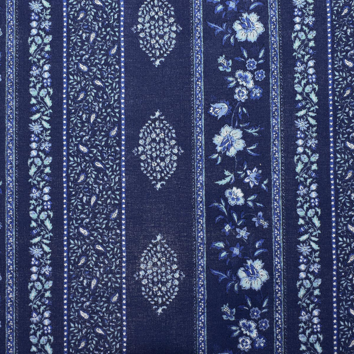 フラワーストライプ　コットン生地　SP3600-4　コスモ　(30cm以上10cm単位切り売り)　「在庫限り」