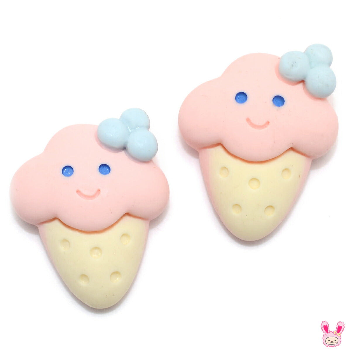 デコパーツピンクのアイスちゃん4個★