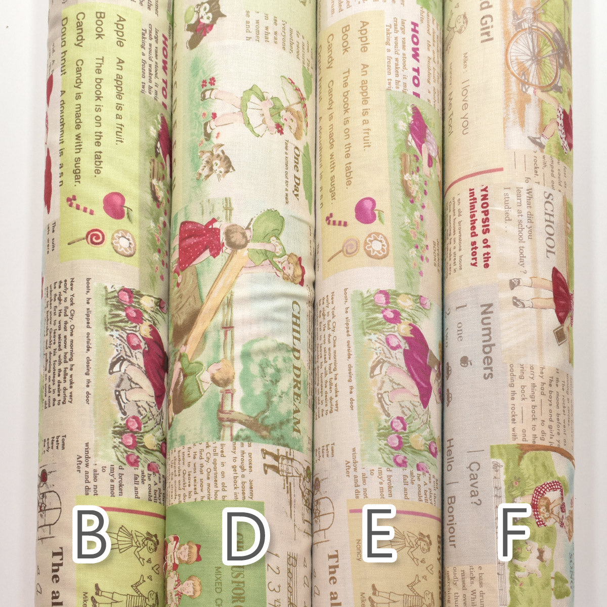 YUWA有輪商店チルドレンデイリーライフ綿麻キャンブリック生地445934(30cm以上10cm単位切り売り)「在庫限り」