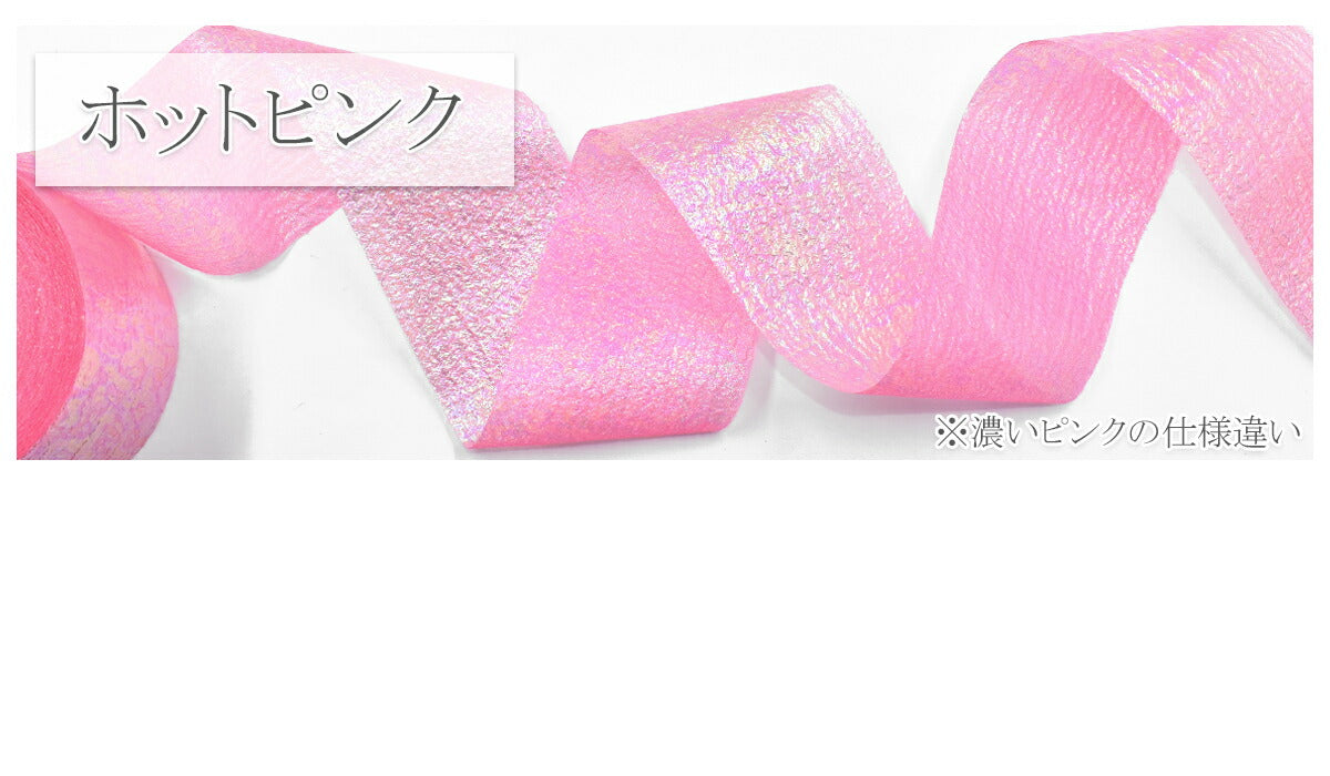 ゆめかわオーロラメッシュリボン幅60mm1m単位切り売り(3m以上)