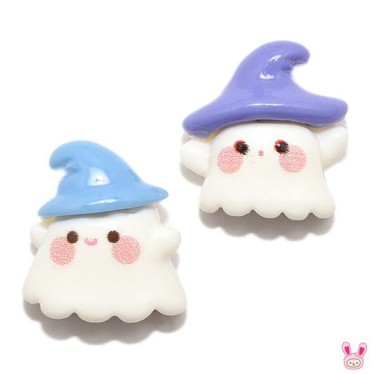 デコパーツハロウィンミニミニかわいい帽子のおばけパーツ4個