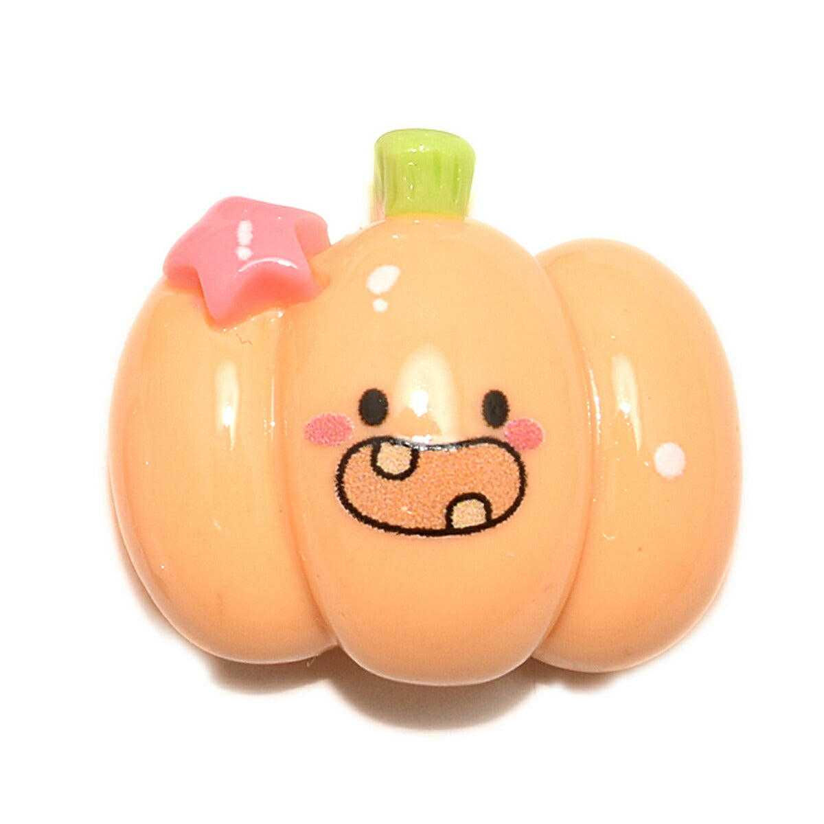 デコパーツ　ハロウィン　ゆるかわパンプキンとお化けパーツ　4個