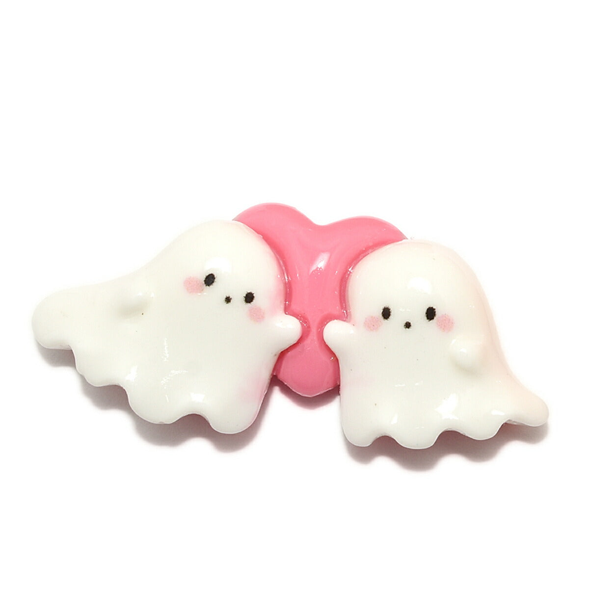 デコパーツ　ハロウィン　ゆるかわパンプキンとお化けパーツ　4個