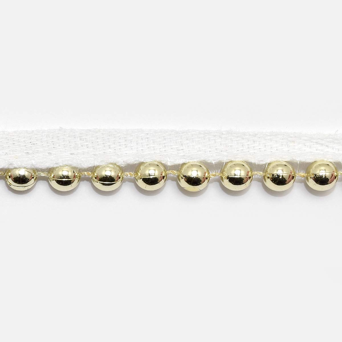 パールビーズ付きツイルブレード　15ｍｍ巾　1ｍ単位　切り売り