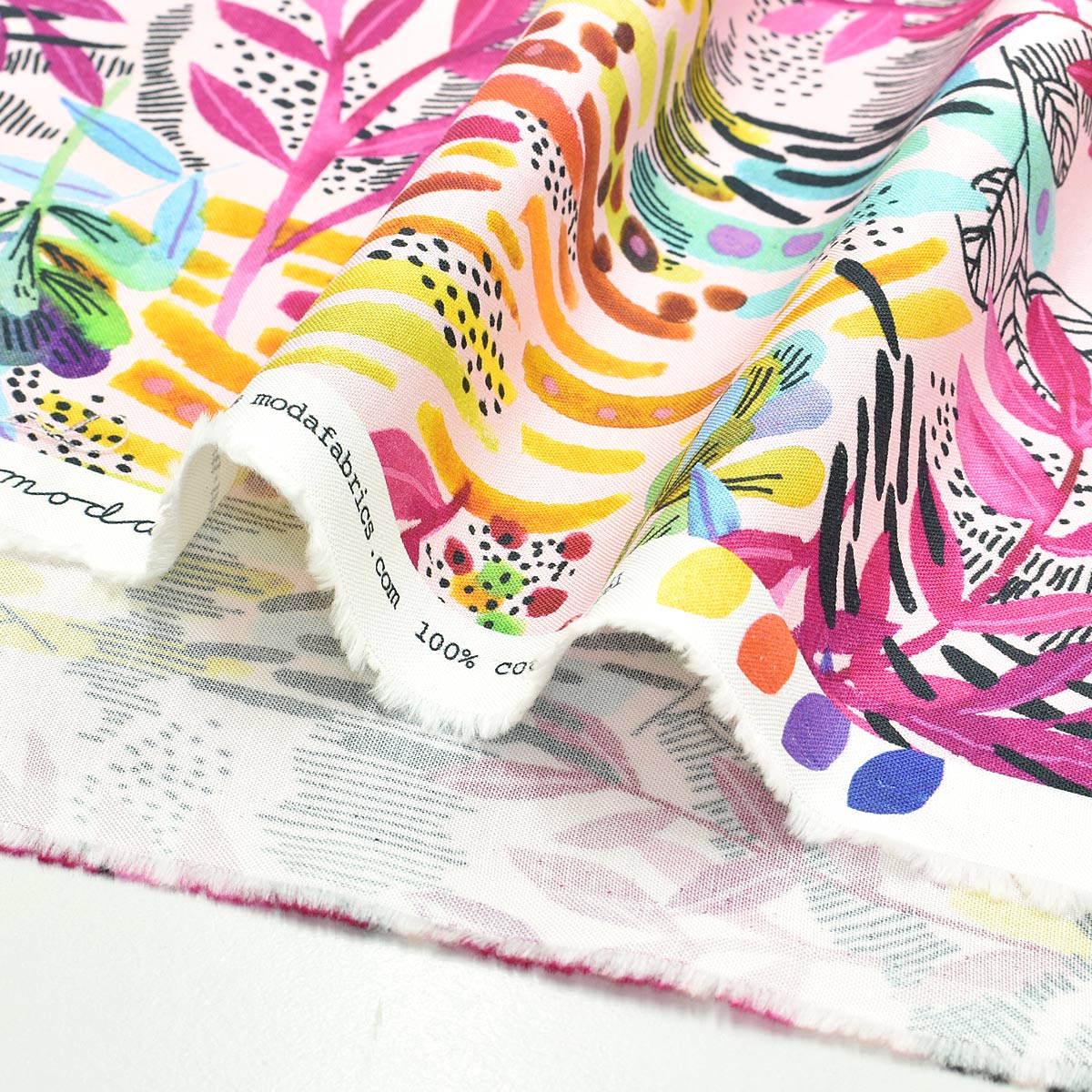 ビビッドカラーガーデンコットン生地2261Modaモダ(30cm以上10cm単位切り売り)「在庫限り」