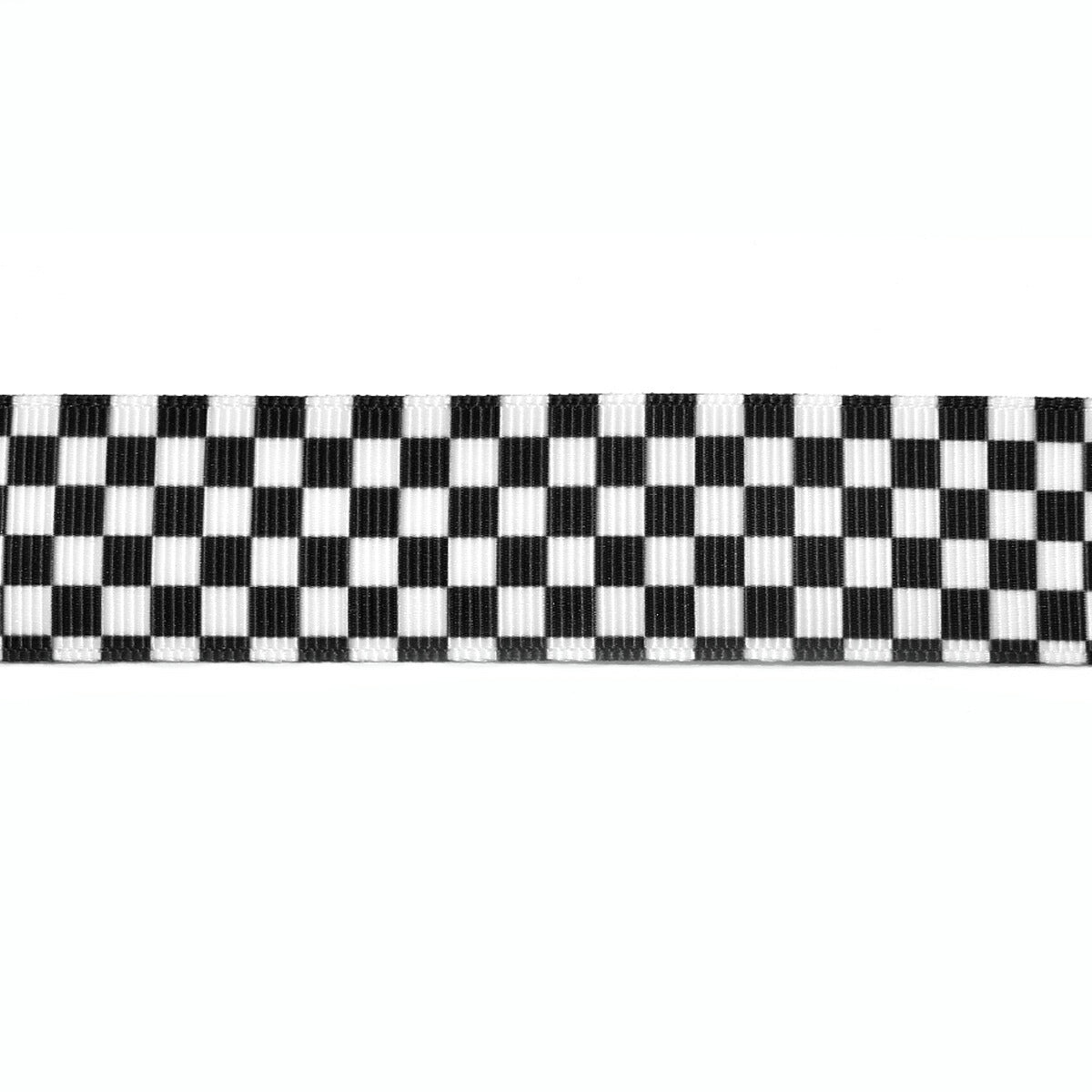 プリントリボン　チェック柄リボン　幅25mm　1m単位　切り売り　(3m以上)