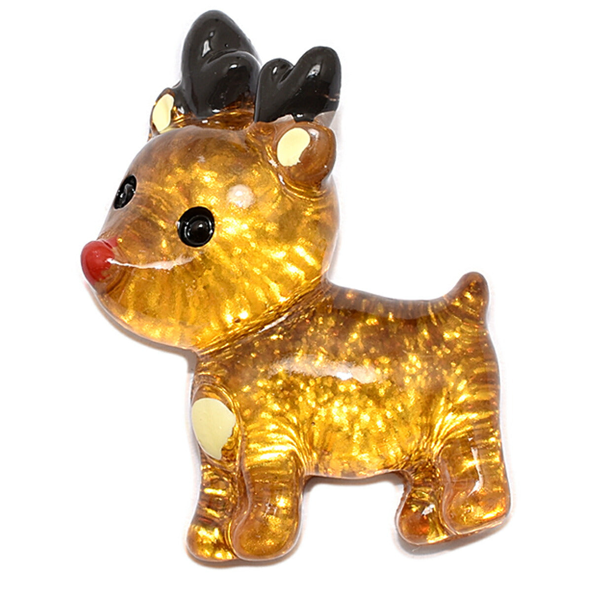 キラキラクリスマスのデコパーツ　2個