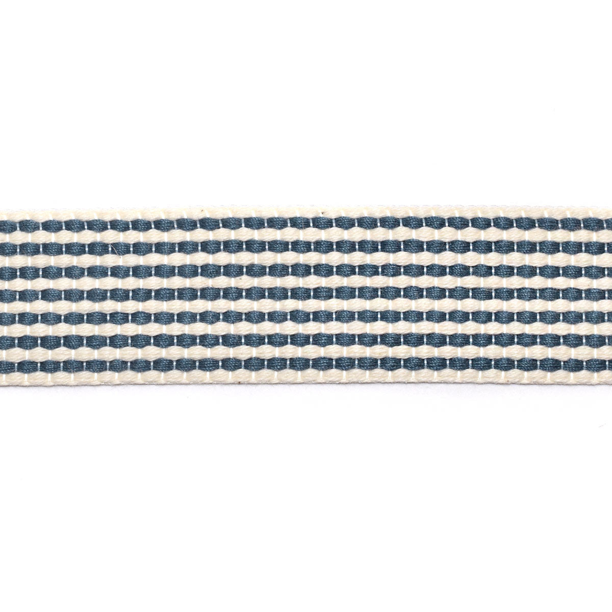 ポリエステルコットンのストライプリボン　幅25mm　1m単位　切り売り　(2m以上)★
