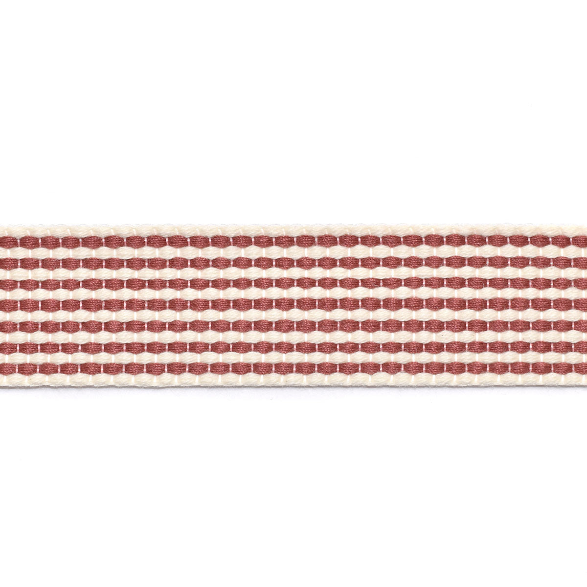 ポリエステルコットンのストライプリボン　幅25mm　1m単位　切り売り　(2m以上)★