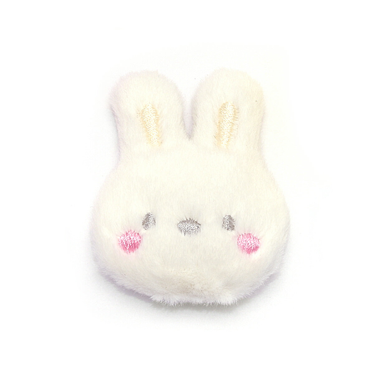 モチーフ　もふもふうさちゃん　顔のぬいぐるみ　2個