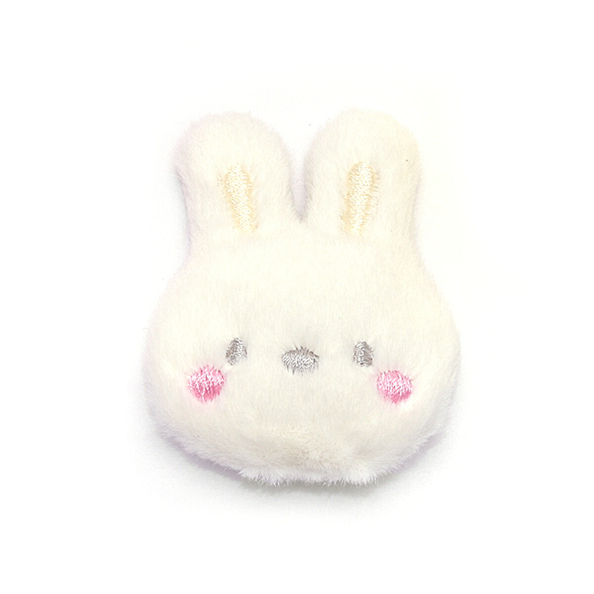 モチーフ　もふもふうさちゃん　顔のぬいぐるみ　2個