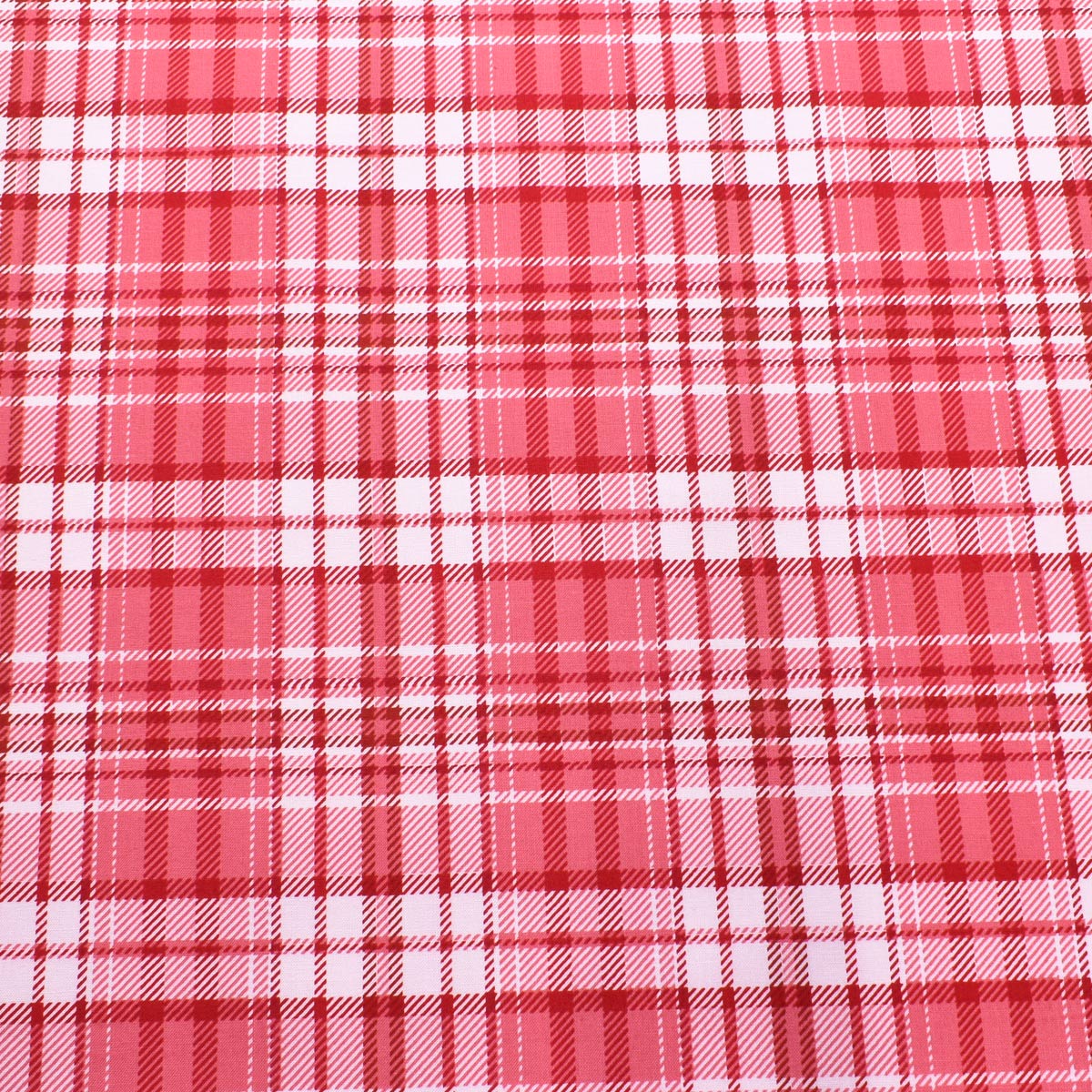 YUWA 有輪商店　ラブチェック　シャーティング生地　829895　(30cm以上10cm単位切り売り)