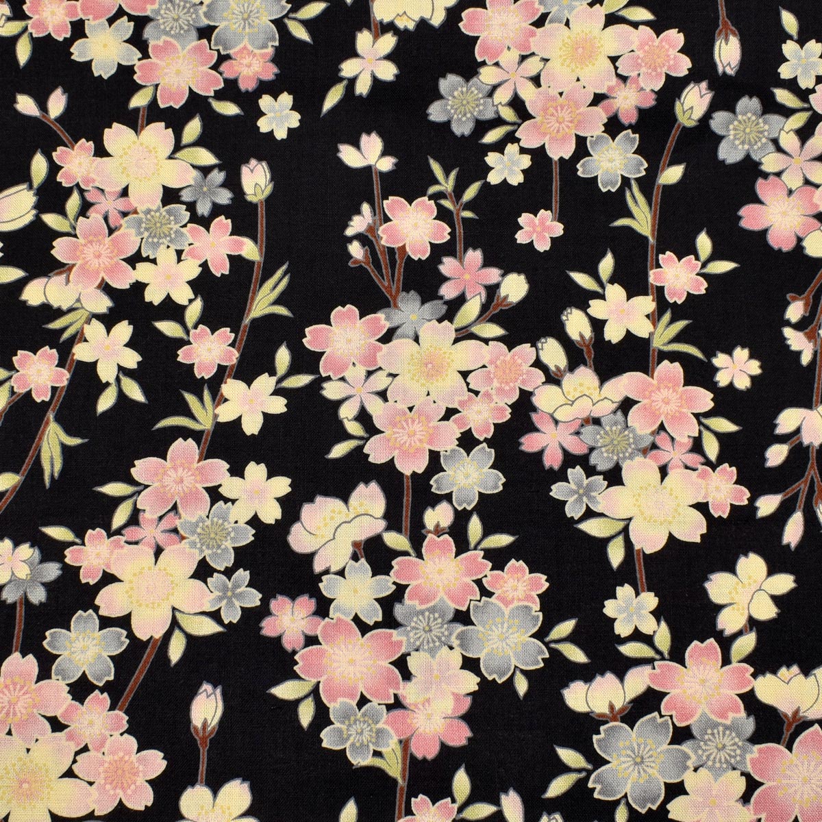 枝垂桜　スケア生地　B850496-1　双日　(30cm以上10cm単位切り売り)