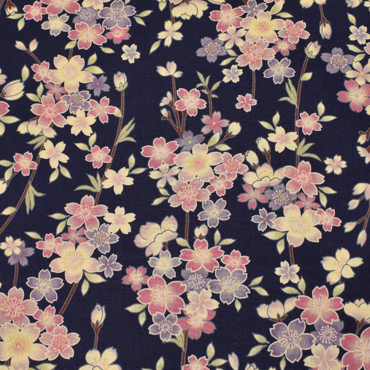 枝垂桜　スケア生地　B850496-1　双日　(30cm以上10cm単位切り売り)