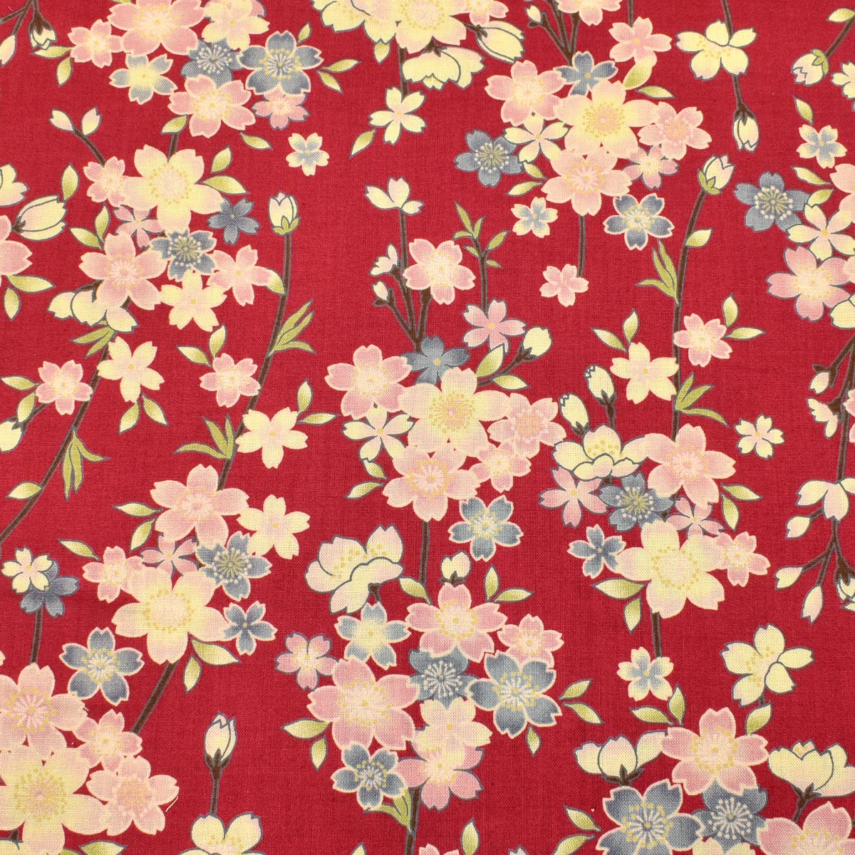 枝垂桜　スケア生地　B850496-1　双日　(30cm以上10cm単位切り売り)