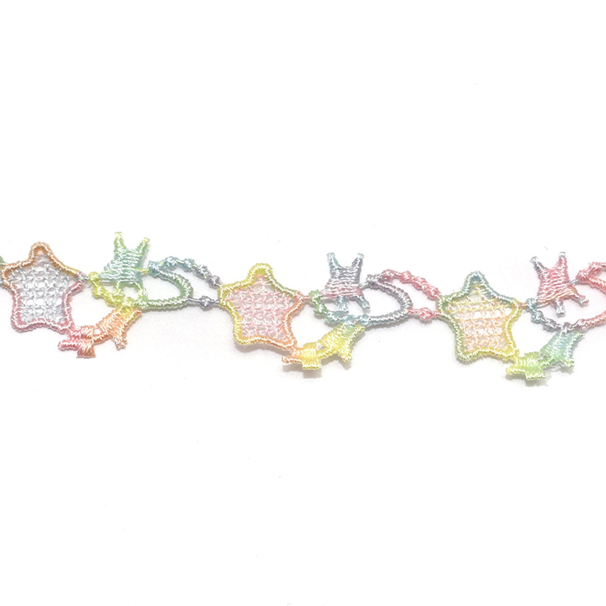ゆめかわパステルグラデのレースリボン　幅20mm　1m単位　切り売り