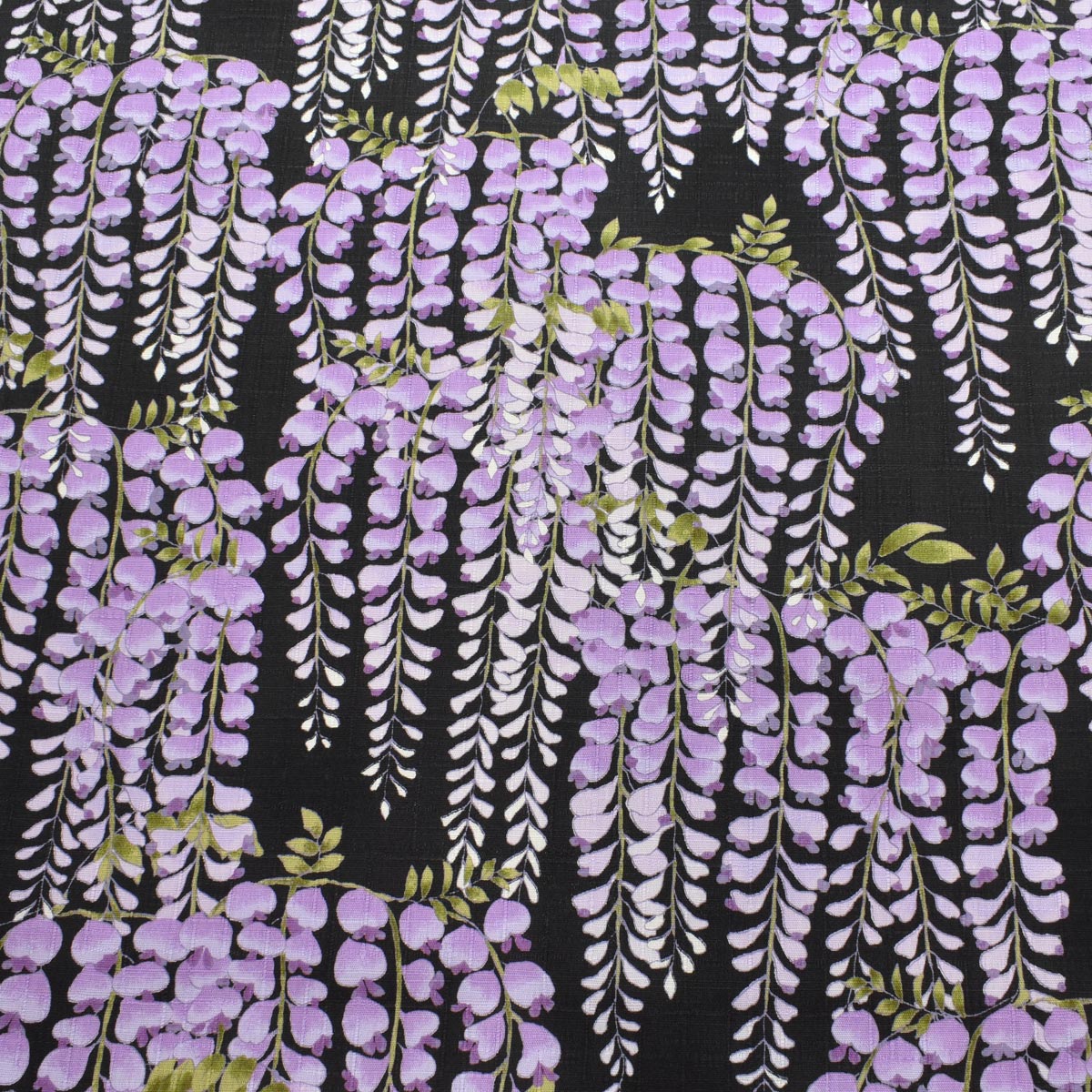藤の花文様　サザンクロス生地　 KTS7094　コットンこばやし　(30cm以上10cm単位切り売り)☆