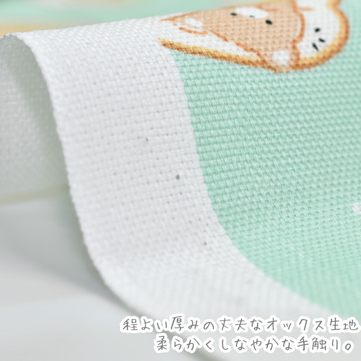ふわふわベアのパンベッドオックス生地AP55107-2コスモ(30cm以上10cm単位切り売り)☆