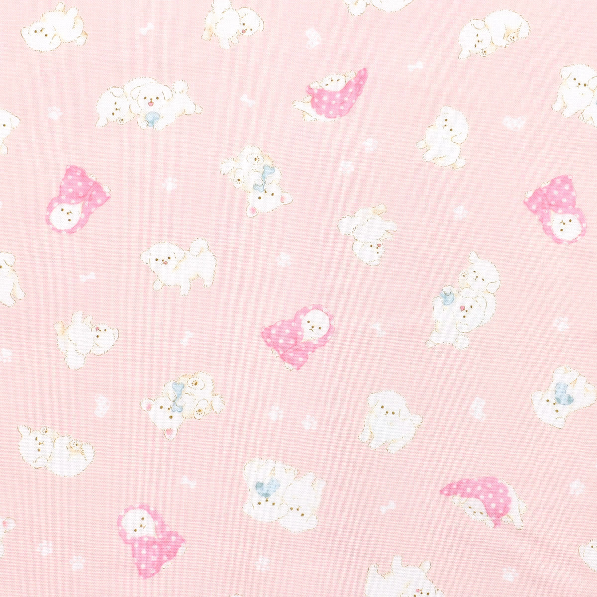 ふわふわワンコ　シーチング生地　 AP55202-3　コスモ　(30cm以上10cm単位切り売り)