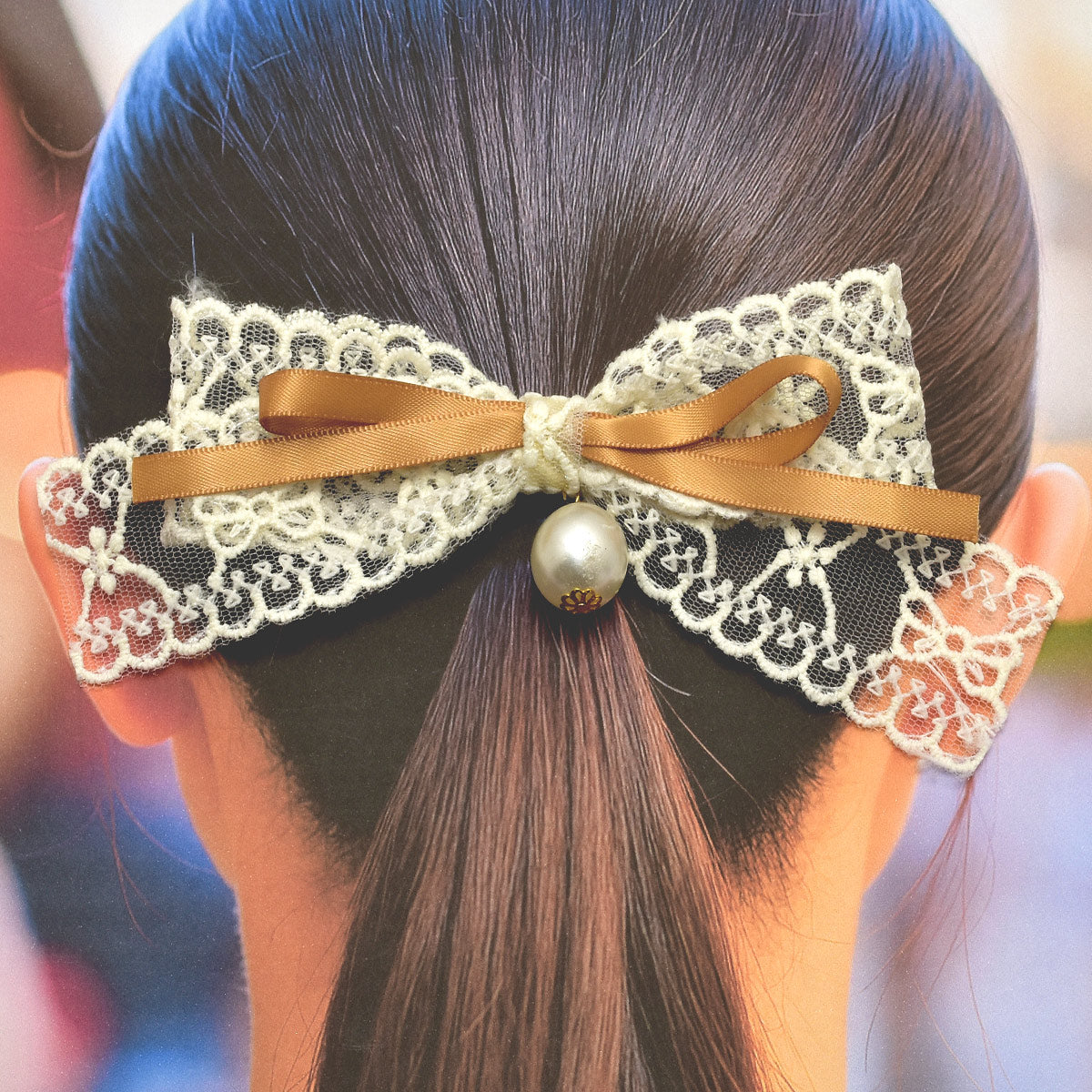 パステルリボン刺繍のスカラップリボン幅35mm1m単位切り売り(2m以上)