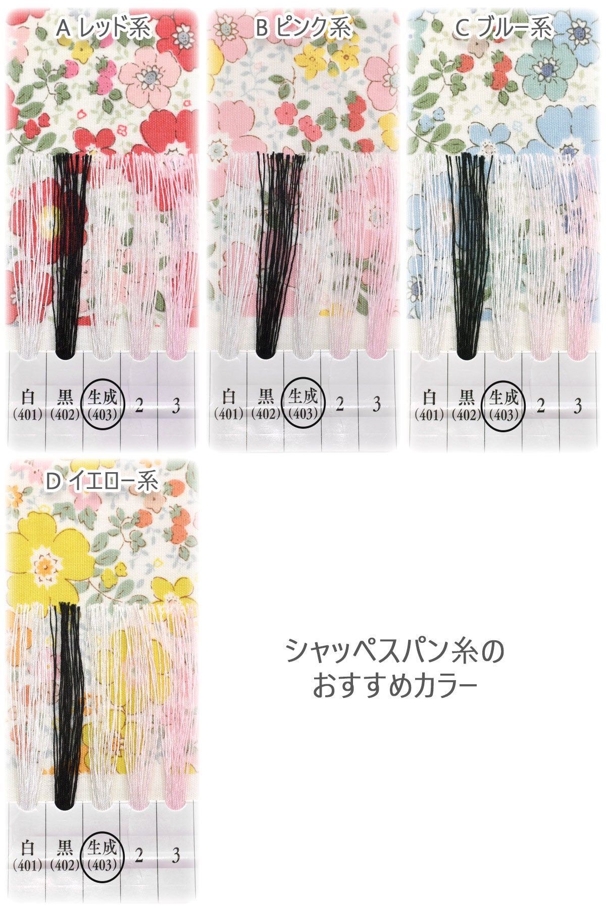 小花日和ブロード生地KTS7127コットンこばやし(30cm以上10cm単位切り売り)